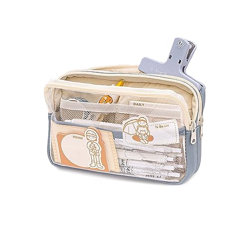 Balakaka Astuccio Trasparente con 3 scomparti