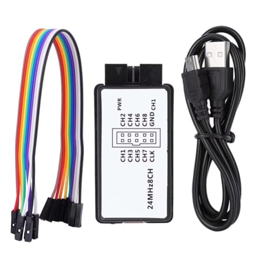 AKNBFIBN USB���W�b�N�A�i���C�U 24M�T���v�����O���[�g �}�C�N���R���g���[�� ARM FPGA�f�o�b�O�p�~�j�c�[�� 8���̓`�����l��
