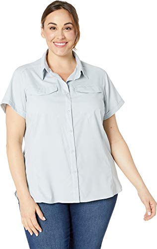 Columbia Women's Silver Ridge Lite Short Sleeve, Cirrus Grey, 2X