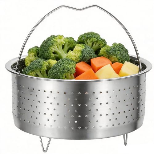 Panier vapeur pour la cuisine, panier vapeur en acier inoxydable pour autocuiseurs, casseroles...