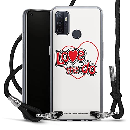 DeinDesign Coque Collier Compatible avec Oppo A53 s Coque avec Cordon Coque avec Cordon Love Me Do The Beatles Musique - Les Beatles, Paul McCartney, John Lennon, RIngo Starr, George Harrison DeinDesign Coque Collier Compatible avec Oppo A53 s Coque avec Cordon Coque avec Cordon Love Me Do The Beatles Musique