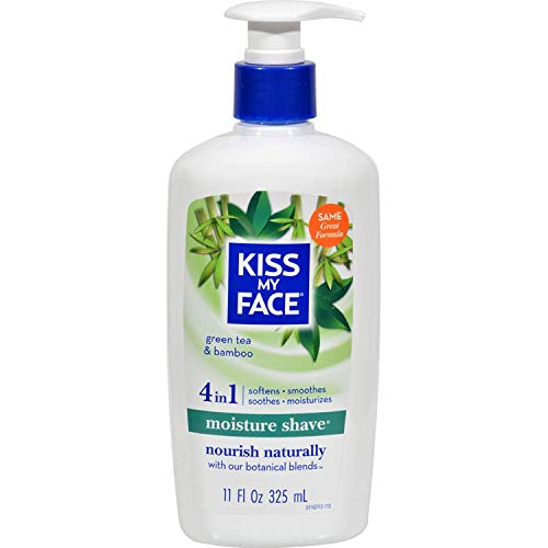 Kiss My Face Moisture Shave 11 Ounce Green Tea Bamboo (325ml) (6 ...