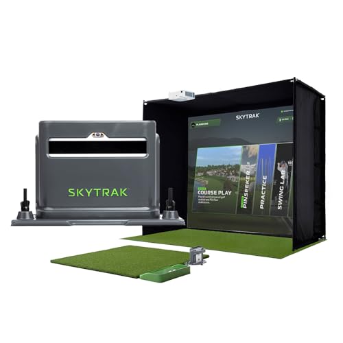 SkyTrak ST+ Golf Simulator – Ultimate Studio Package | Home Golf Simulator...