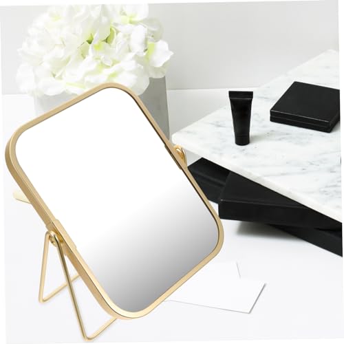 Espejo de maquillaje de mesa giratorio 360° metal LIFKOME miniatura 5