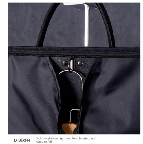 Clothes Cover 2pcs 40" Garment Bags Travel Foldable Suit Bags Hanging Clothes Bag with Handles Suit Bags (Color : D, Size : 60 * 100cm)4