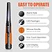 Metal Detector Pinpointer, JKUSS 4 Modes Search Treasure Pinpointing Finder Probe with LCD Display, Professional Waterproof Handheld Pin Pointer Wand, Metal Detector for Adults, Kids