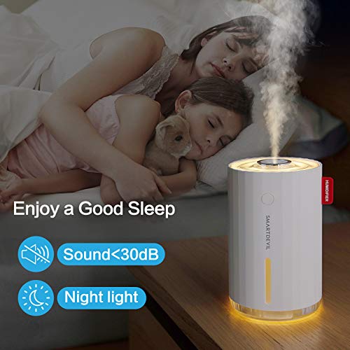 SmartDevil Mini Humidifier, 280ml Small Desk