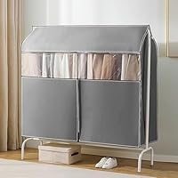 Copriabiti Per Armadio - Telo Antipolvere Con Finestra Trasparente, 90x120cm - Foto 10