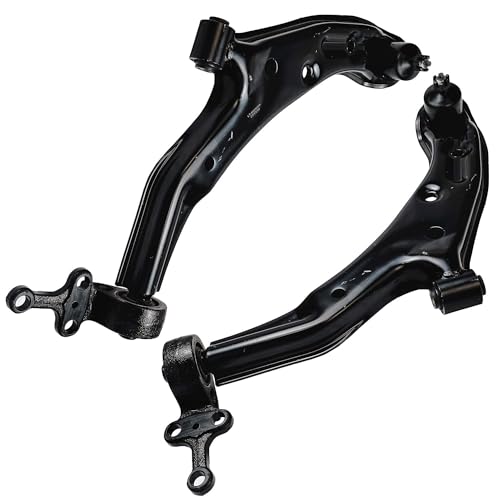 Image of Detroit Axle - 6pc Front End Control Arms Kit for 2001-2006 Nissan Sentra 2 Lower Control Arm w /Ball Joints 2 Sway Bar End Links 2 Outer Lower Tie Rod Ends 2002 2003 2004 2005 Replacement