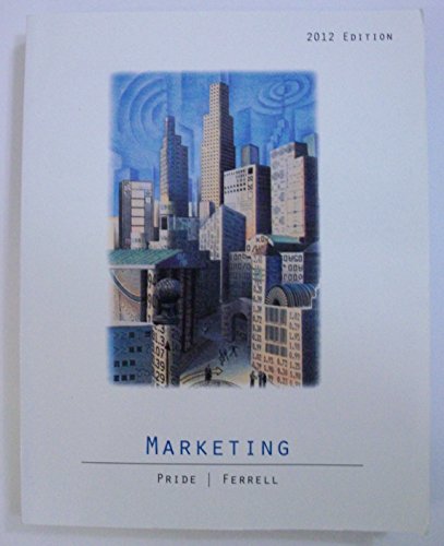 MARKETING 2012 ED. >CUSTOM< 113315400X Book Cover