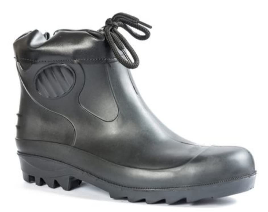 Gumboots With Steel Toe for Men (Steel Toe Cap Black, numeric_8)