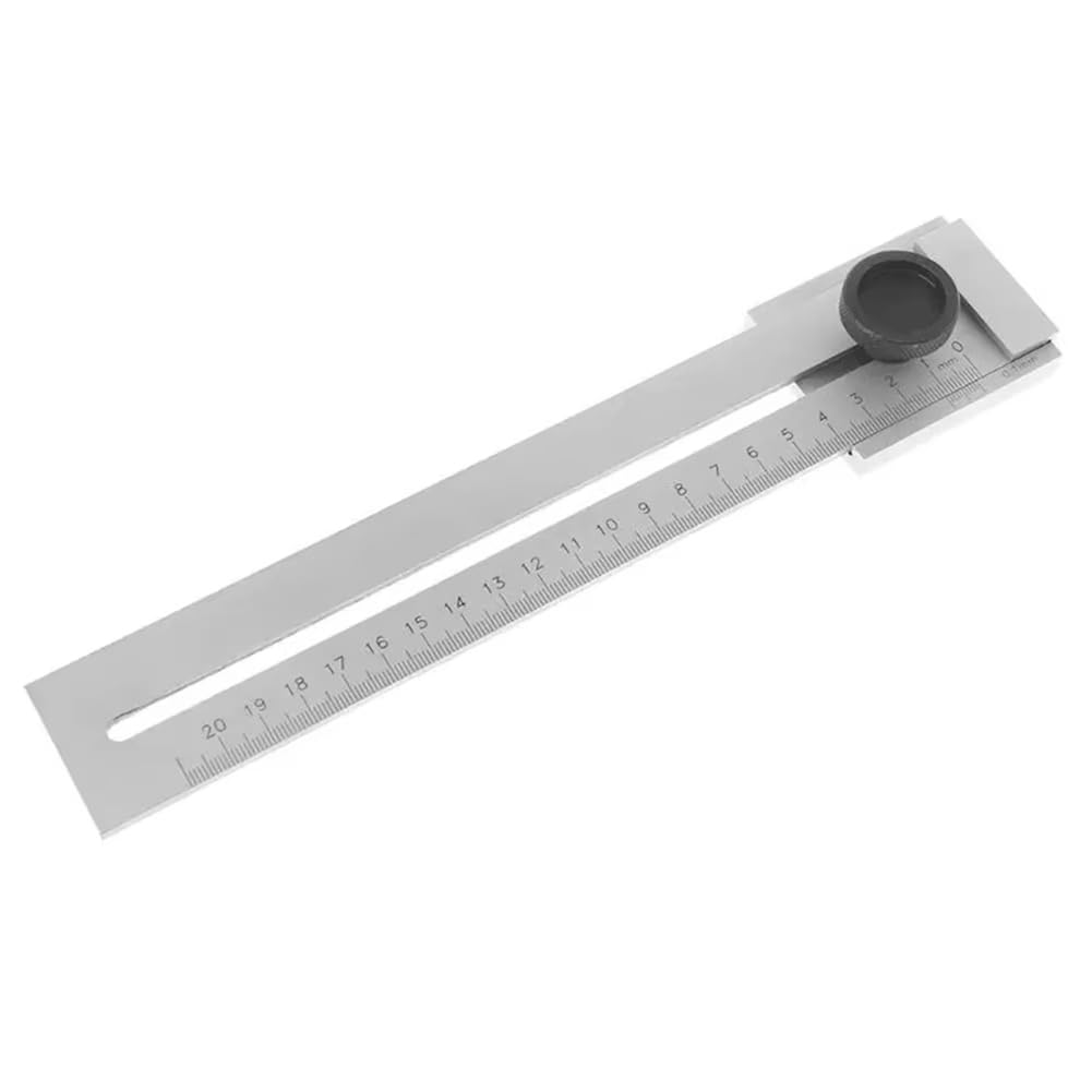 Aundhegrtt As Shown Criber Steel Marking Gauge Parallel Ruler Marker Gauge Precise Marking Gauge Sliding Line Ruler