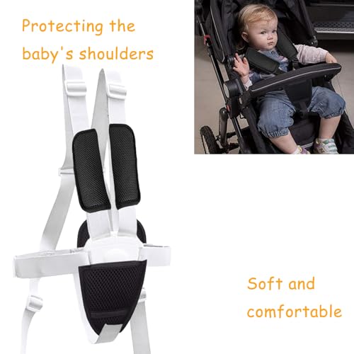 Image of 3 Pack Universal Car Seatbelt Crotch Cushion,Car Seat Belt Kit,Soft Seat Belt Strap Covers