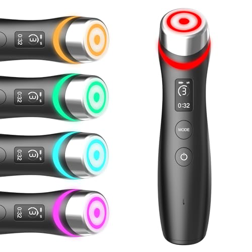 Skin Care 6-in-1 LED Facial Device for Glass Skin | at-Home Anti-Aging Therapy for Wrinkle