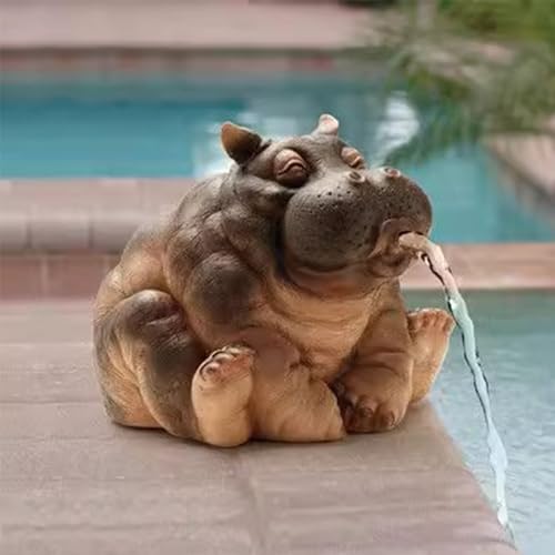 QQNQQ Crachoir for Bassin, cracheurs for Petits bassins, fontaines for à Animaux, Poissons koï de Jardin, Statue Fontaine d'extérieur, Circulation Automatique l'eau for Aquarium