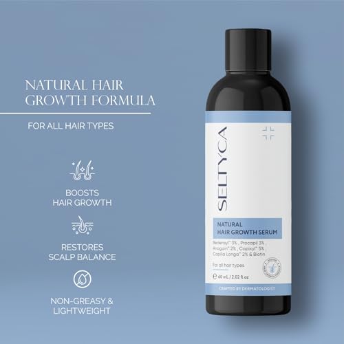 Image of Hair Growth Serum with Redensyl, Capixyl, Anagain, Procapil, Capilia Longa & Biotin | Lightweight Non-Greasy Hair Serum for Hair Fall Control & Thicker Looking Hair | For Men & Women | 60 ml