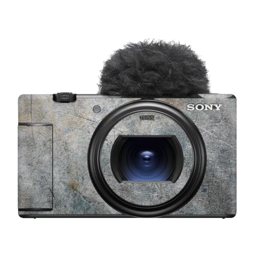 Image of Glossy Glitter Camera Skin Compatible with Sony ZV-1 Mark II (2023) - Shadow Concrete - Premium 3M Vinyl Protective Wrap Decal Cover - Easy to Apply | Crafted in the USA by MightySkins