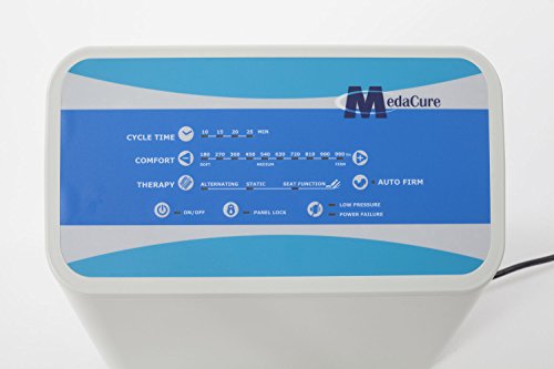 Alternating Pressure Bariatric Mattress For Hospital Beds With Pump And Built In Guard Rails - Low Air Loss, Quilted Nylon Cover - 80" X 48" X 10" - Bed Sore Treatment - Comfort Zone By Medacure #TOP3