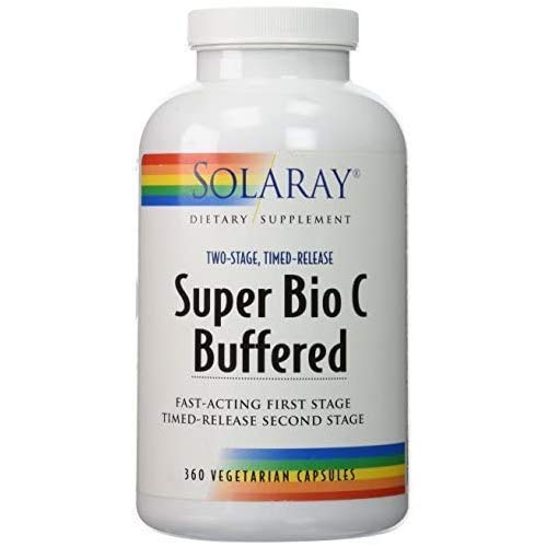 Super Bio C - Buffered 1000 mg By Solaray - 360 Vegetable Caps Vitamin C