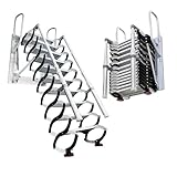 14 Steps Retractable Loft Foldable Ladder, Extra Wider 4in, Stairs Pull Down System for Height 11.5ft, Wall-Mounted Collapsible Ladder, Attic Stairs with 2 Handrails, 660lb Capacit (14 Steps)