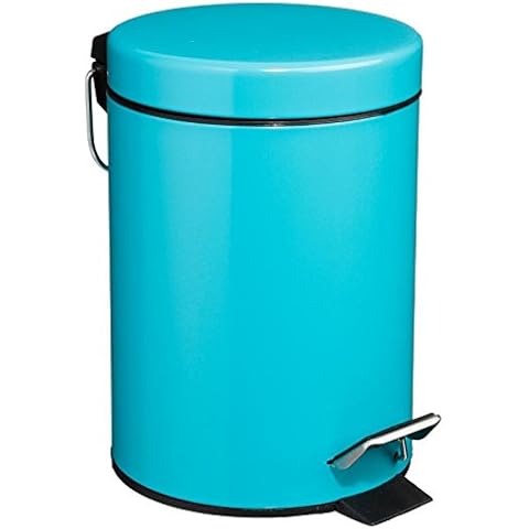 Metal Bin 3 L Turquoise Cover