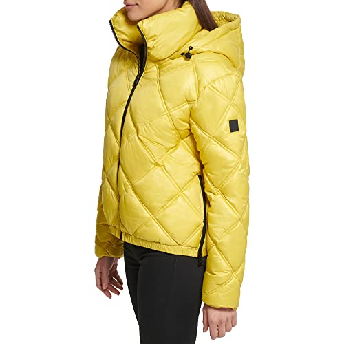 Kenneth Cole Women's Mixed Quilted Down Alternative Puffer Coat3