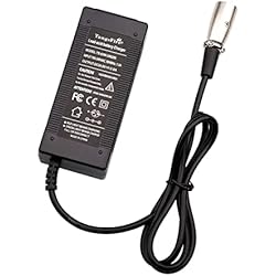 Cargador Portatil Para Scooter Electrico TangsFire Cargador minimoto electrica 24V 2A para Bicicleta eléctrica Silla de Ruedas Carrito de Golf Cargador batería 24v