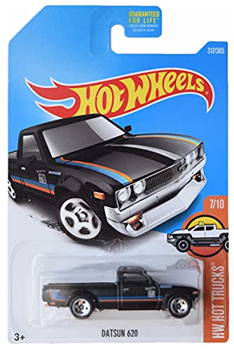 Hot Wheels Datsun 620, [Black] 317/365 Hot Trucks 7/10 - image 1
