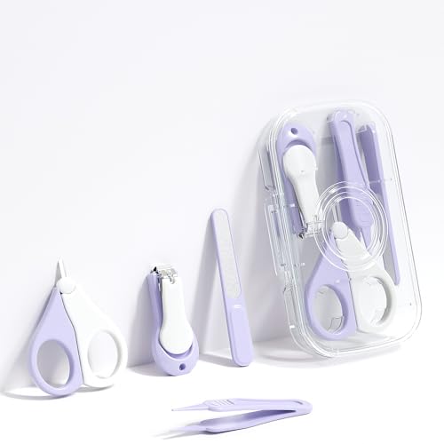 Baby Nail Clippers Kit (Purple)