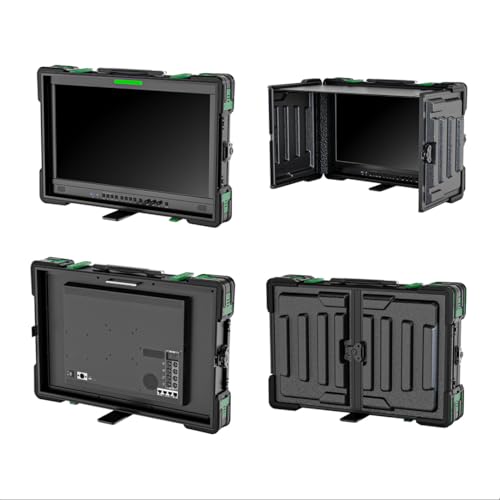 Image of LILLIPUT UQ23 23.8 Inch 4K HDR 1200nits 8K HDMI 2.1&12G-SDI Input /Output, Quad-View, 3D-LUT, HDR, Waveform, Prof Studio & Field Monitor (UQ23-VBP-CC with V Mount + CASE)