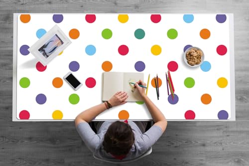 Tapis de jeu étendu imperméable 120x60cm pour protection de bureau antidérapante
