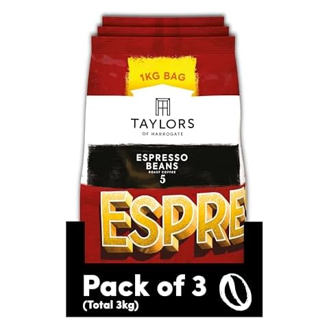 Taylors of Harrogate Espresso Beans, 1kg Pack of 3 Cover