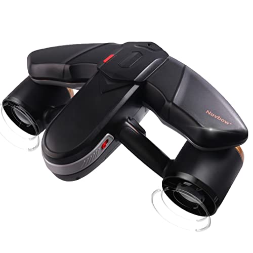 WINDEK Navbow Plus Smart Underwater Scooter with Depth Gauge, Temperature Sensor, Compass, Action Camera Mount, 40M Waterproof for Diving & Snorkeling & Sea Adventures