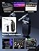 EBJ Wireless UHF Saxophone Microphone System, Clip Instrument Microphone Saxophone and Trumpet, preset EQ and Echo Level 100 feet Transmission, Full Charge can be Used for 8 Hours (M-03)