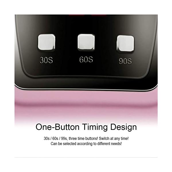 UV LED Nail Lamp 54W, Professional Nail Dryer Gel Polish Light, UV Light with 3 Timer Setting, Curing Gel LED Dryer, Art Tools with Automatic Sensor, LCD Display