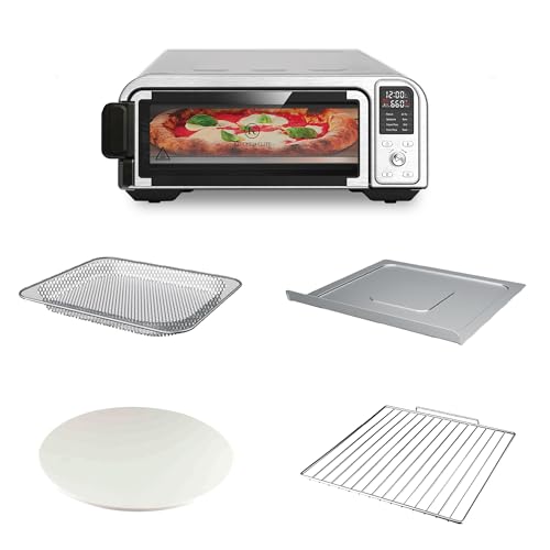8 in 1 Digital Toaster Oven Air Fryer Combo with Touch Panel and 12 Inch Pizza Capacity