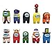 Juego de Figuras de Juguete, 10Piezas Entre Nosotros Figura De Juguete,Mini Among Us Muñeca De Juguete,Colección Muñecas Dibujos Animados,Regalos Fiesta Para Fanáticos Los Juegos Colección de Juguetes