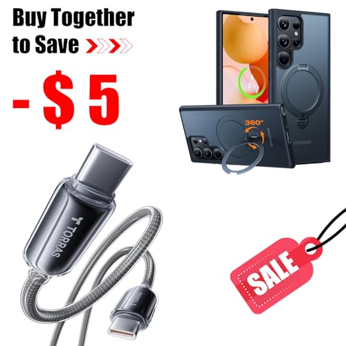 TORRAS S24 Ultra Case with USB C Cable