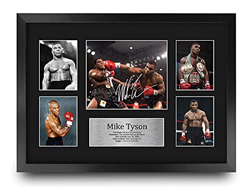 HWC Trading - Imagen con autógrafo firmado de Mike Tyson - Gifts