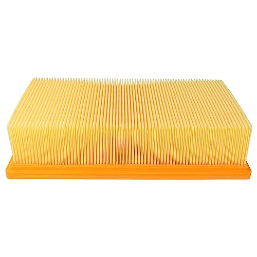 vhbw Filtro plisado plano para aspirador robot multiusos compatible con Kärcher NT 35/1 Tact/Te/M, NT 361 Eco/Te/M, NT 40/1 tact, NT 45/1 Tact/Te/M
