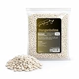 GardenTaurus® Stangenbohnen Markant, ertragreiche Sorte, Treib- und Freilandanbau, gefriergeeignet, Gemüsesamen für Bohnen mit ca. 25 cm langen Hülsen (1kg)