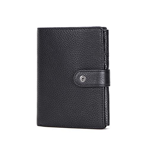 Poche à monnaie sac à main en cuir pliable décontracté femmes hommes