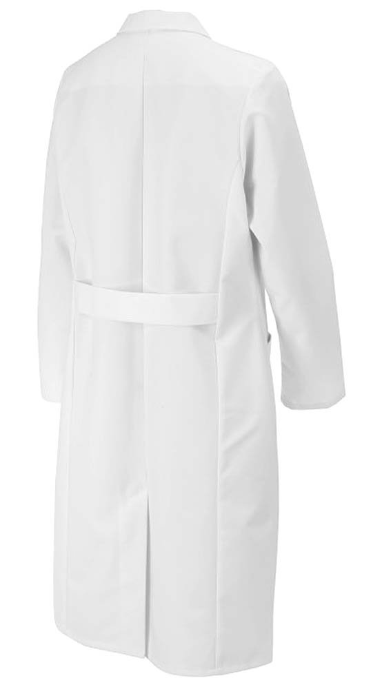 BP 1699-130-21-52n Mantel für Frauen, Langarm, Kragen mit Aufschlag, 205,00 g/m² Reine Baumwolle, weiß, 52n