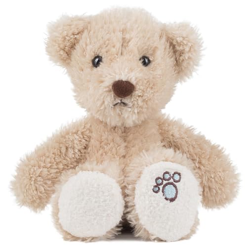 Schaffer 2180 Plüsch Teddybär Luca, 18 cm, Hellbraun