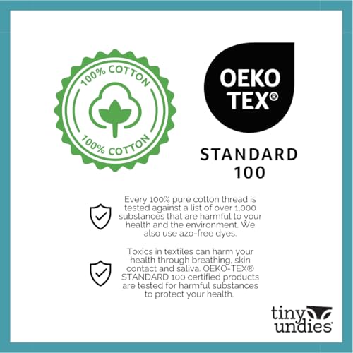 Tiny Undies - Baby Underwear, Unisex, 3-pack4