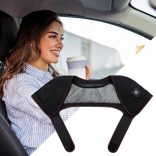 Coussin chauffant pour le cou ergonomique en textile premium à chaleur constante