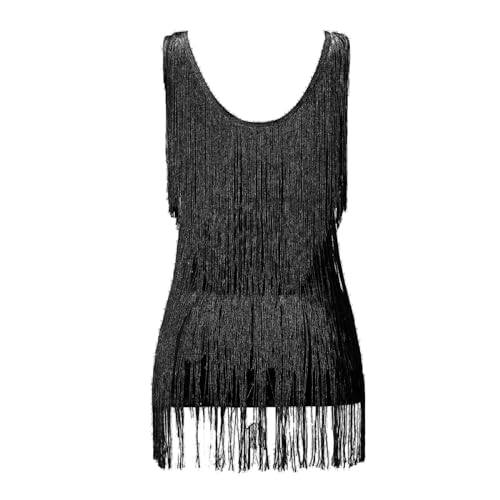 Robe crayon sans manches avec franges pour sublimer votre silhouette midi - 4
