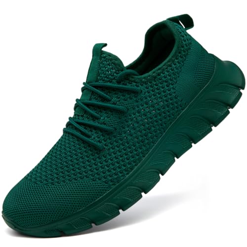 Image of Mens Running Shoes Slip On Tennis Walking Sneakers Workout Athletic Lightweight Casual Sport Shoes
