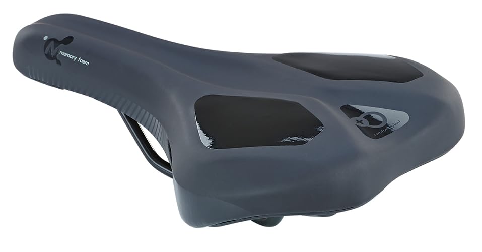 Prophete Trekking-Sattel mit Memory Foam, ergonomisches Design, leicht, ideale Sitzposition für Lange Touren, 279 x 173 mm, perfekt für Fahrräder und E-Bikes, optimaler Komfort für Radfahrer