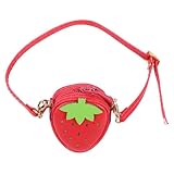 Facile à transporter : la conception en bandoulière permet un transport facile, ce qui en fait un ajout pratique aux accessoires de votre poupée, sac à main en bandoulière pour poupée, sacs à fruits pour poupée